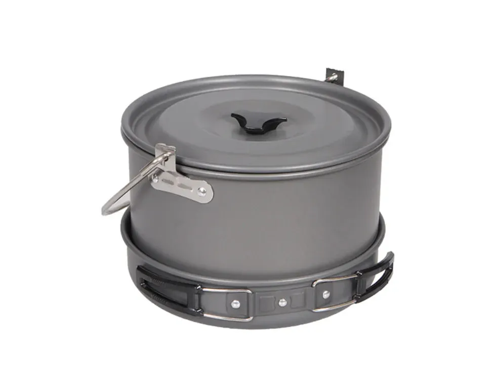 Lightweight and Portable Camping Cookware Set for 1-7 Persons
