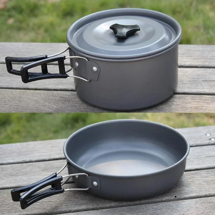 Lightweight and Portable Camping Cookware Set for 1-7 Persons