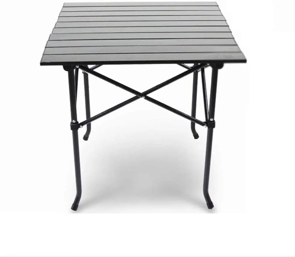 Lightweight Portable Camping Folding Table, Compact Roll Up Tables with Carrying Bag for Outdoor Beach