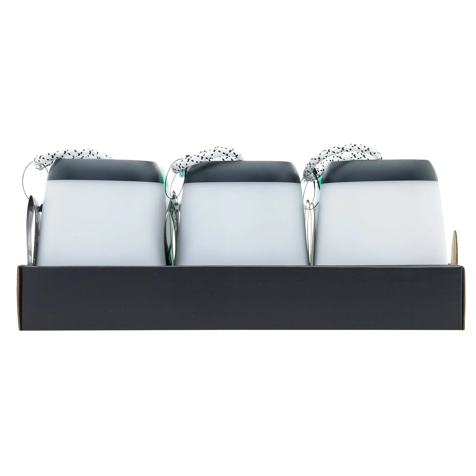 LitezAll Square Mini Lantern with Rope handle
