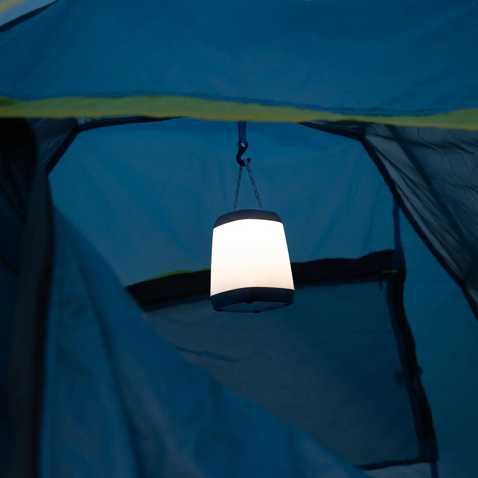 LitezAll Square Mini Lantern with Rope handle