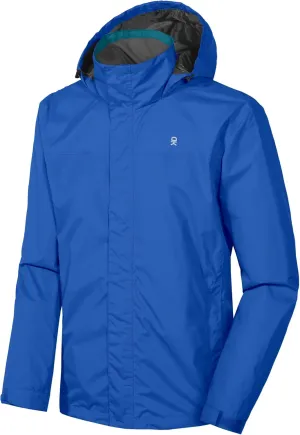 Little Donkey Andy Men's High-performance Waterproof Rain Jacket Ultra Lightweight Rain Shell for Hiking,Golf,Travel
