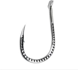 Liudan Garchi Catfish High Carbon Fishing Hooks 10 / 20 Pieces Stainless Steel Barber Fishing Hooks Golden Sea Mustad Hook Fish Carp Accessories Fishing Hooks