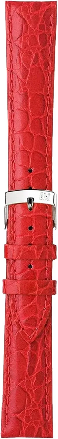 Liverpool Crocodile Grain Genuine Calf Leather Watch Strap - Stainless Steel Buckle - PERFORMANCE Collection