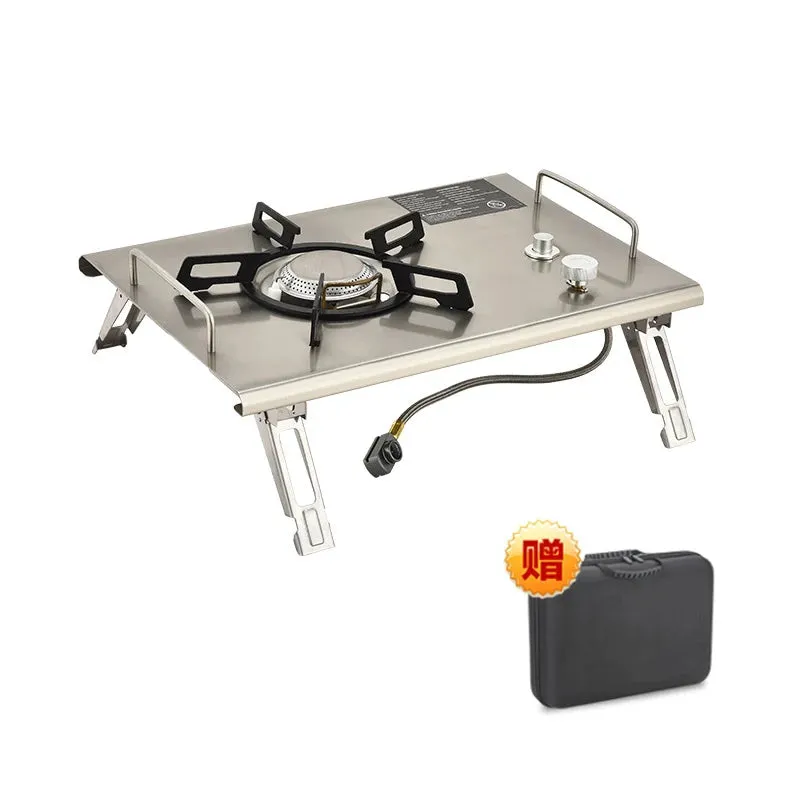Lohascamping Lightweight Camping Folding IGT table extend Brazier table multifunctional adjustable leg Desktop burner bbq table