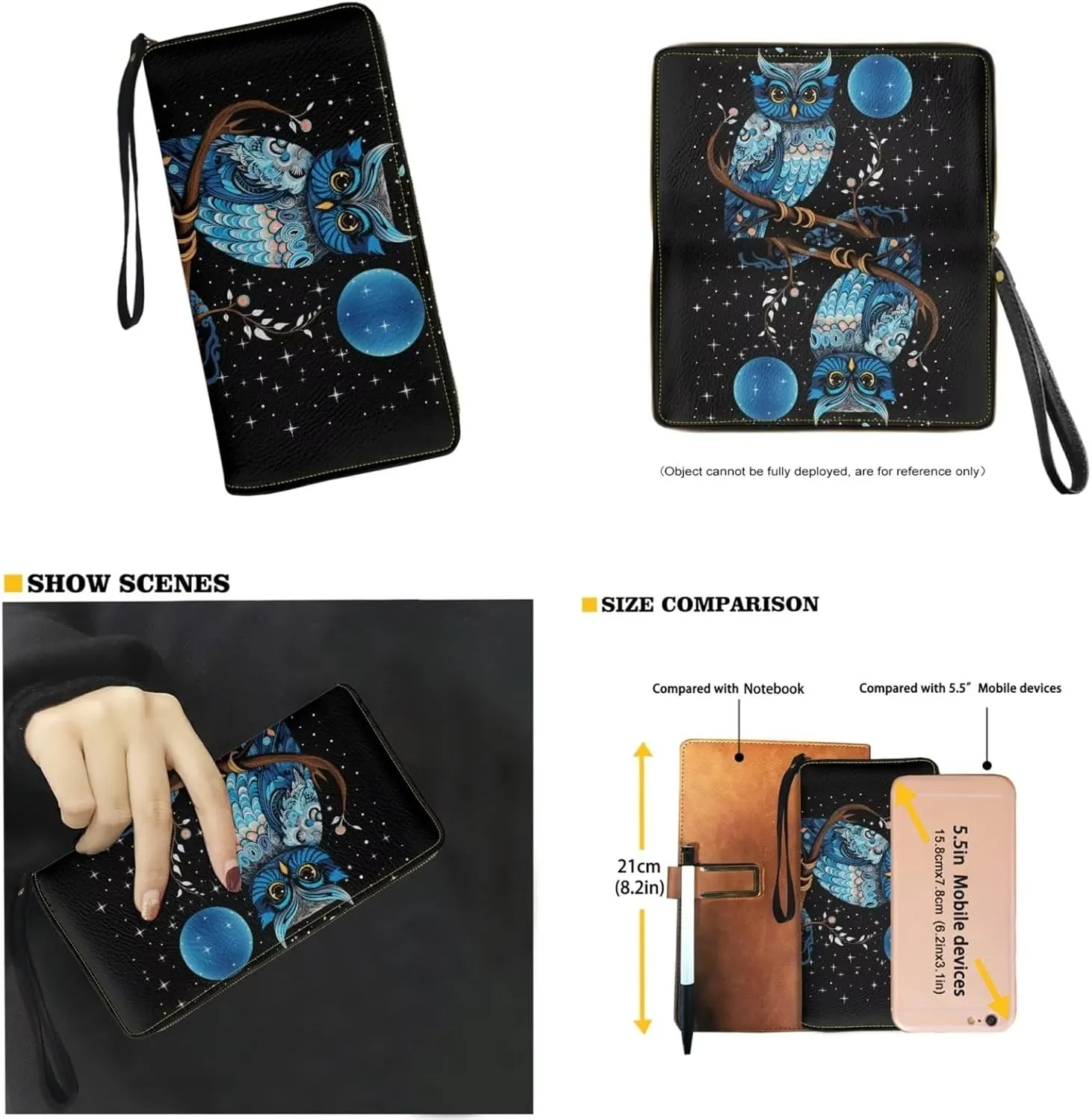 Lotusorchid Purse and Wallet Set, Large Tote and Wallet Set for Women, Lightweight Purses Set
