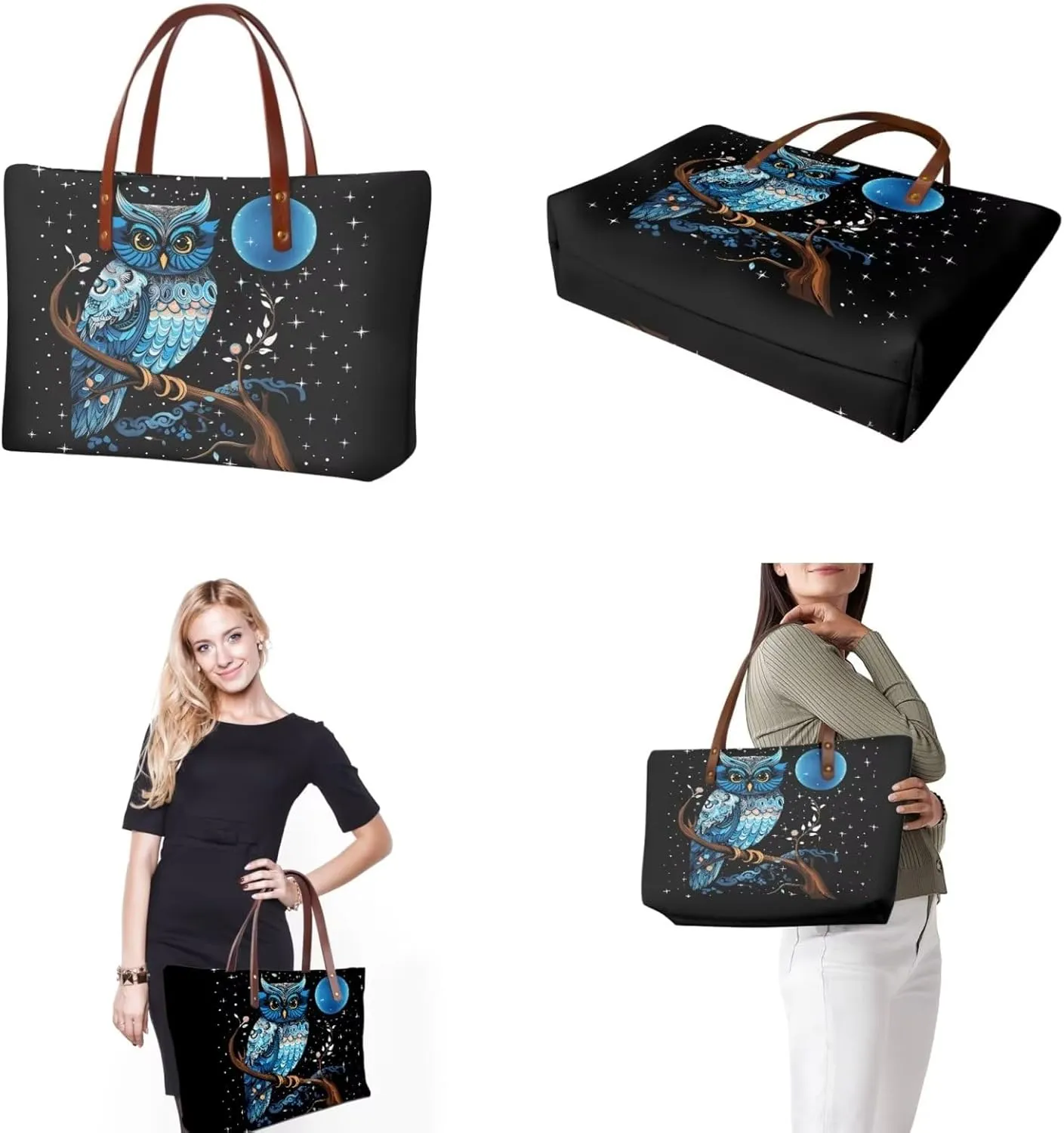 Lotusorchid Purse and Wallet Set, Large Tote and Wallet Set for Women, Lightweight Purses Set