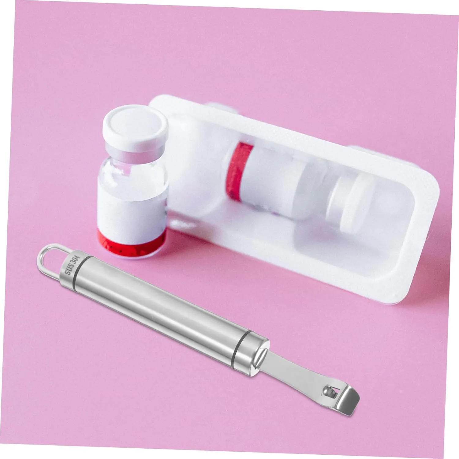 Luxshiny 3pcs Vial Bottle Opener Mini Medicine Cap Remover Portable Reusable Essential Tool for Healthcare Professionals