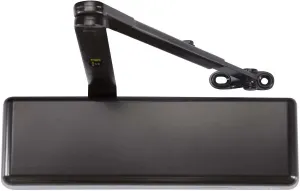 LYNN HARDWARE Extra Heavy Duty Commercial Door Closer, DC9016 Automatic Door Closer, Surface-Mounted Auto Door Closer, Size 1-6 Commercial Door Closer Heavy Duty for Heavy Traffic Areas, Dark Bronze