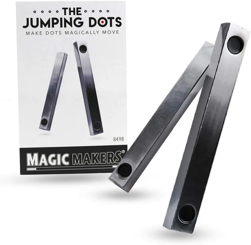 Magic Makers The Jumping Dots Easy Visual Magic Trick - Real Metal Alloy