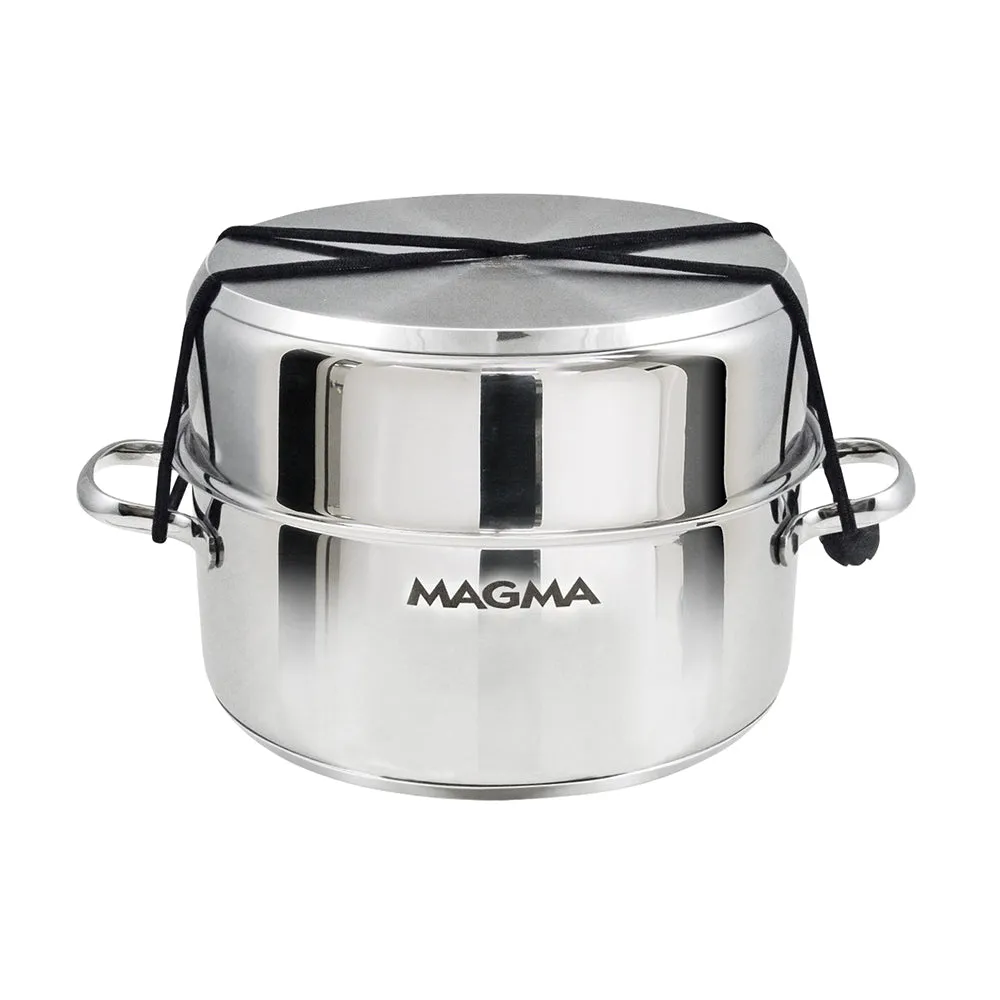 Magma Kitchenware - Induction Non-Stick Cookware Set (10 Piece) - Stainless Steel