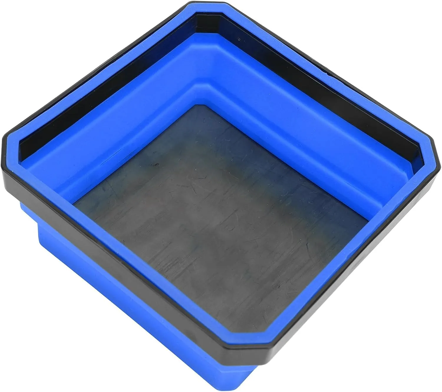 Magnetic Parts Tray, Durable Reliability MultiPurpose Portable Folding Magnetic Tray Saving Space for Washer Bolts (Blue)