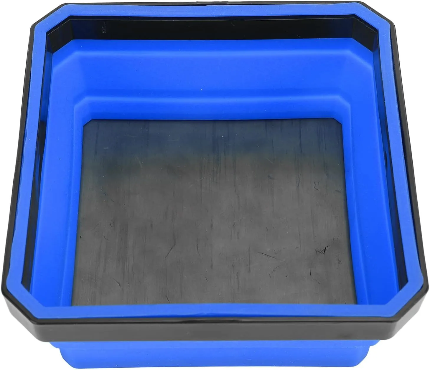 Magnetic Parts Tray, Durable Reliability MultiPurpose Portable Folding Magnetic Tray Saving Space for Washer Bolts (Blue)