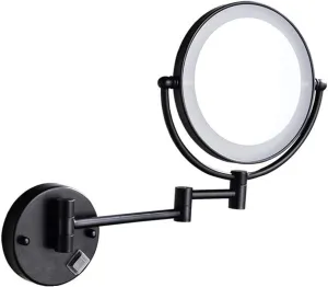 Makeup Vanity Mirror with Lights, Two-Sided Wall Mounted Beauty Mirror 3X Magnification Extendable Bathroom Mirror LED Lighted Cosmetic Mirror Hardwir
