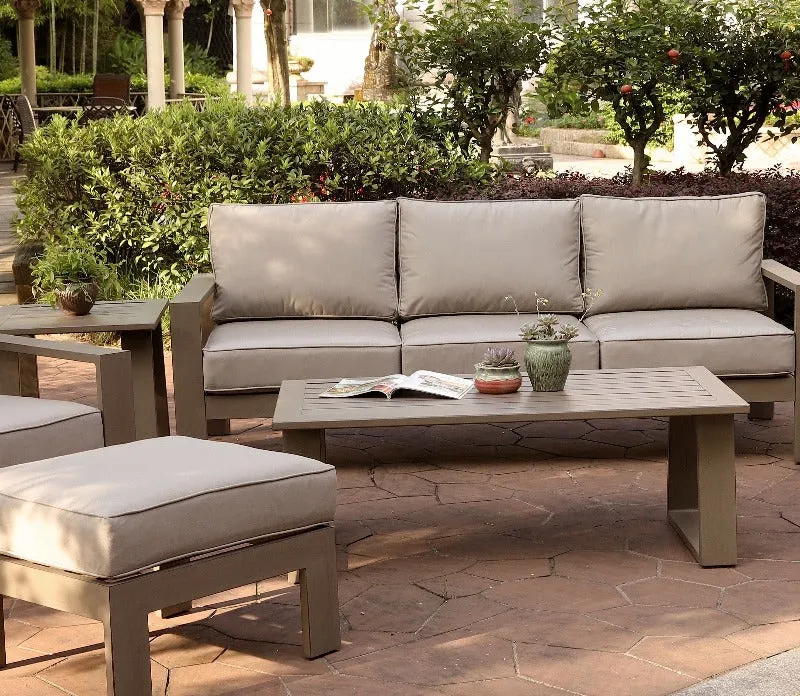 Marativa 28’’x50’â€?Aluminum Coffee Table Best Indoor & Outdoor Patio Furniture
