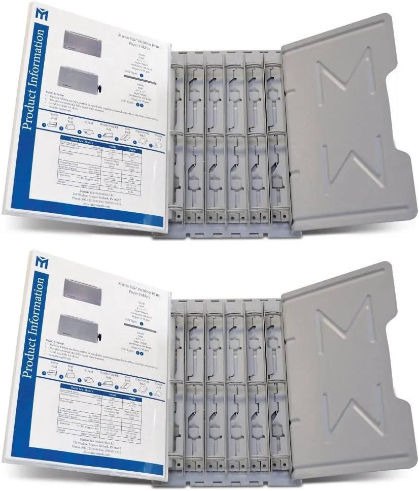 Martin Yale 966RS3G Master Catalog Steel Rack Starter Set (Pack of 2), Gray, 6" Filing Capacity, 18" Wing-Wing Length, Heavy-gauge steel construction, Include a full set of