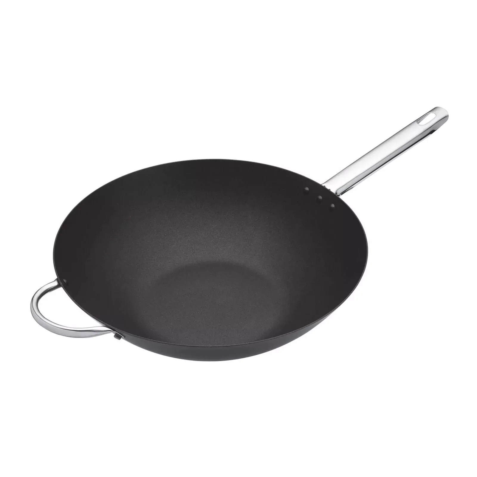MasterClass Carbon Steel Non-Stick Wok 14"