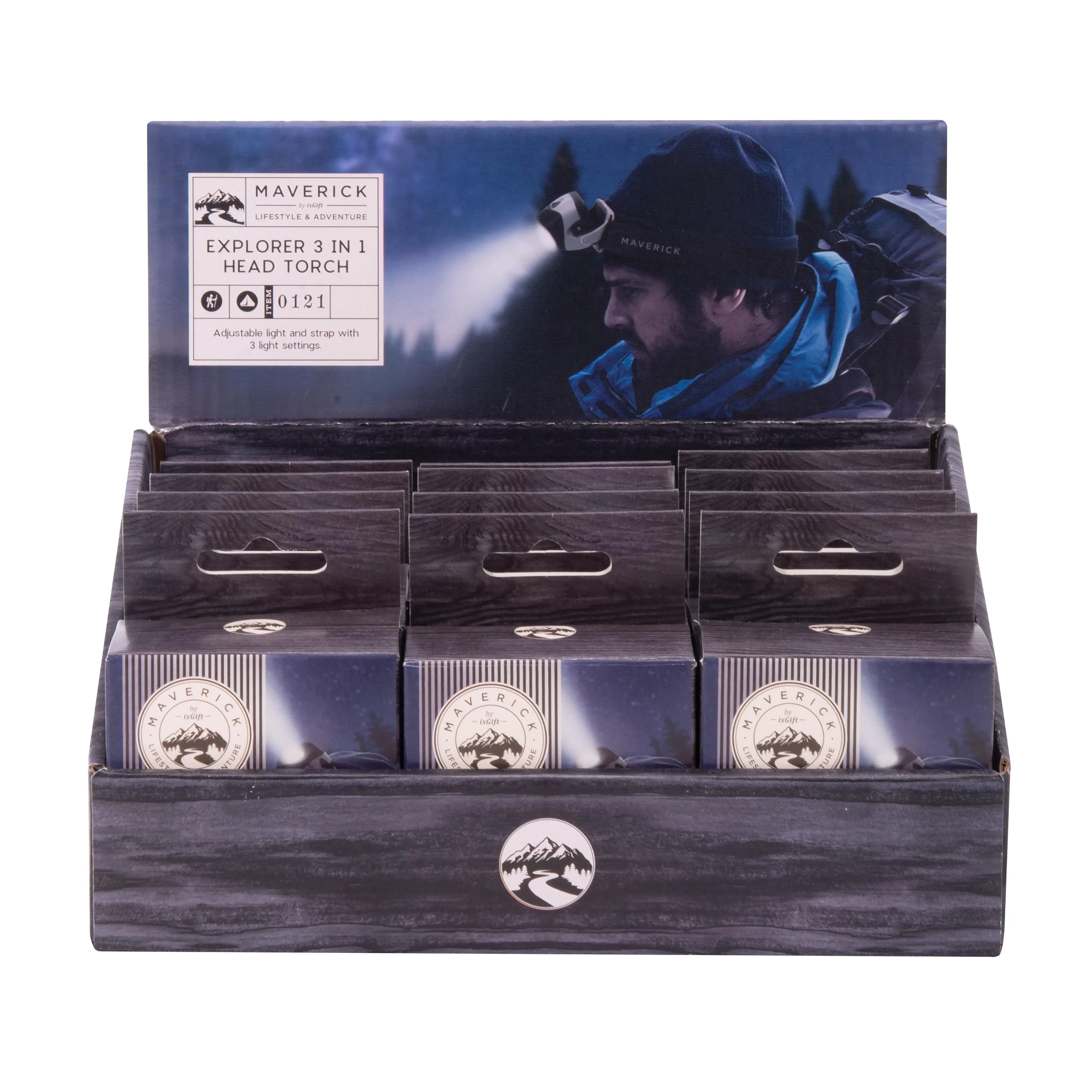 Maverick Explorer 3 in 1 Head Torch