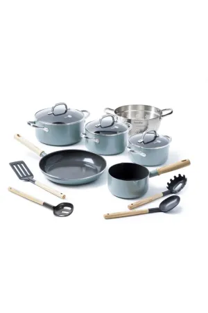 Mayflower Thermolon Infinity Pro Ceramic Nonstick 13 Piece Pot Pan Accessory Set