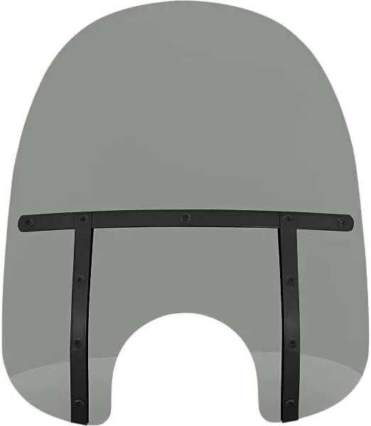 Memphis Shades MEB33112 Memphis Fats Windshield (7in. Cutout) - 19in. - Night Shades Black Smoke Gray