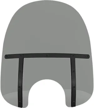Memphis Shades MEB33112 Memphis Fats Windshield (7in. Cutout) - 19in. - Night Shades Black Smoke Gray