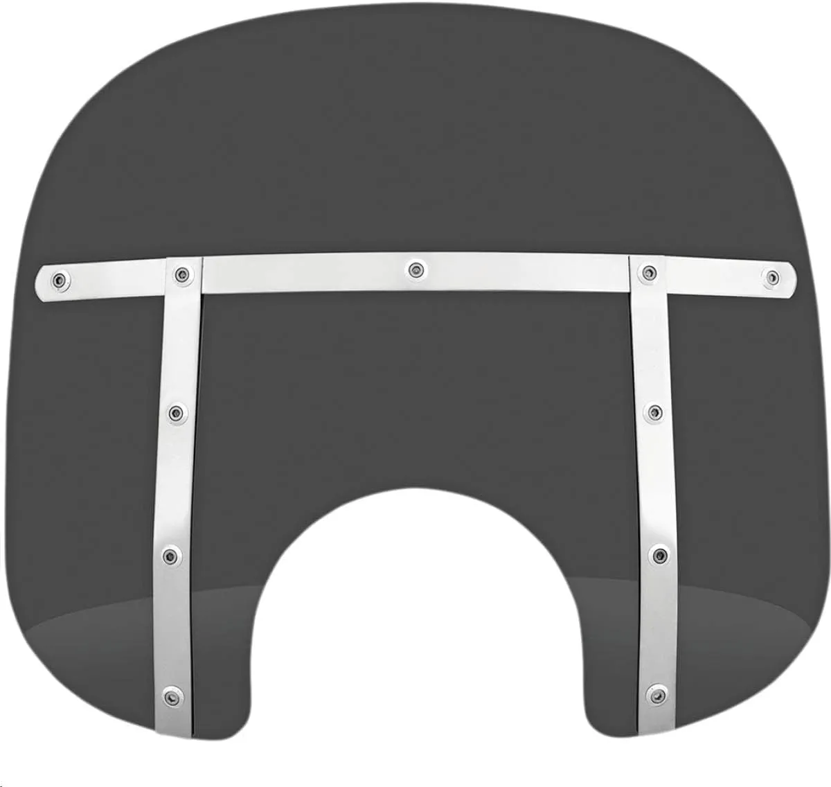 Memphis Shades MEM35110 Memphis Fats Windshield (9in. Cutout) - 13in. - Dark Black Smoke