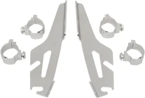Memphis Shades MEM8972 Trigger-Lock Mounting Kit (Polished for Honda VT1100C2 and VT750C Shadow Sabre 2000-2007)