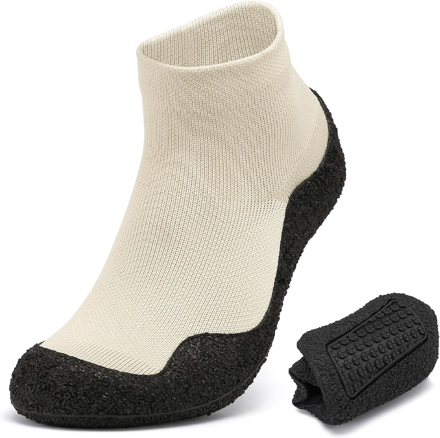 Mens Womens Barefoot Sock Shoes Minimalist Zero Drop Walking Shoes Comfortable Lightweight Ultra Portable Non Slip Multi-Purpose Fitness Workout Yoga Shoes