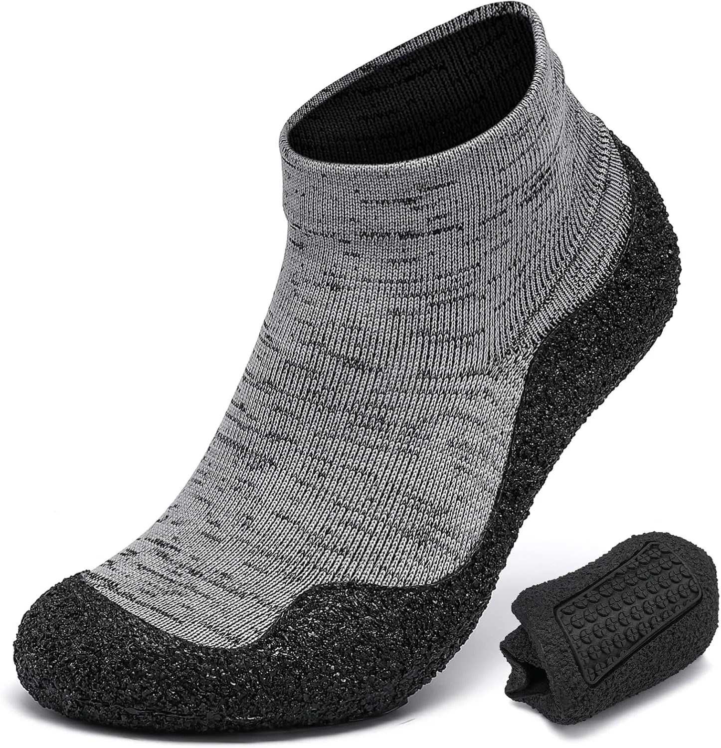 Mens Womens Barefoot Sock Shoes Minimalist Zero Drop Walking Shoes Comfortable Lightweight Ultra Portable Non Slip Multi-Purpose Fitness Workout Yoga Shoes