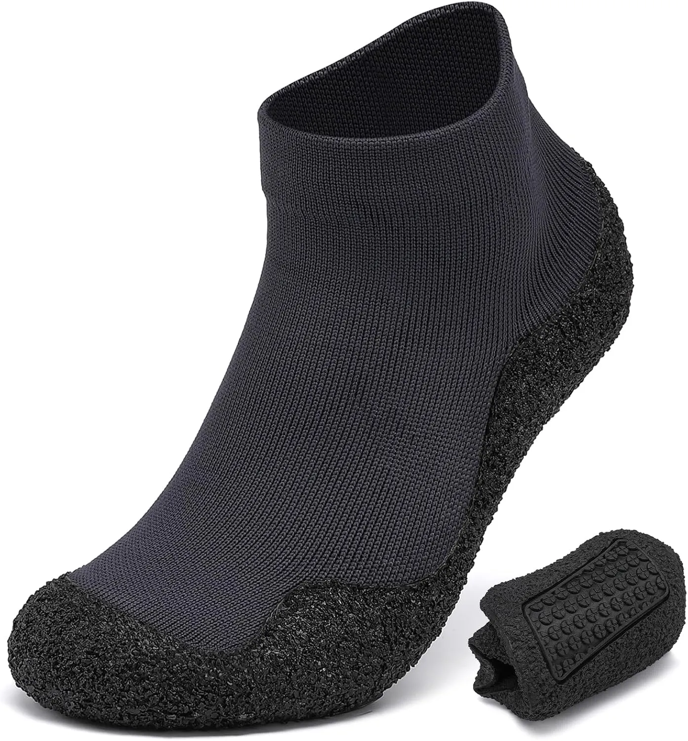 Mens Womens Barefoot Sock Shoes Minimalist Zero Drop Walking Shoes Comfortable Lightweight Ultra Portable Non Slip Multi-Purpose Fitness Workout Yoga Shoes