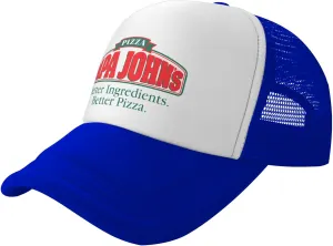 Men's Women's Logo Graphic Mesh Baseball Caps Adjustable Trucker Dad Caps Work Hat for Adult Unisex Women Men