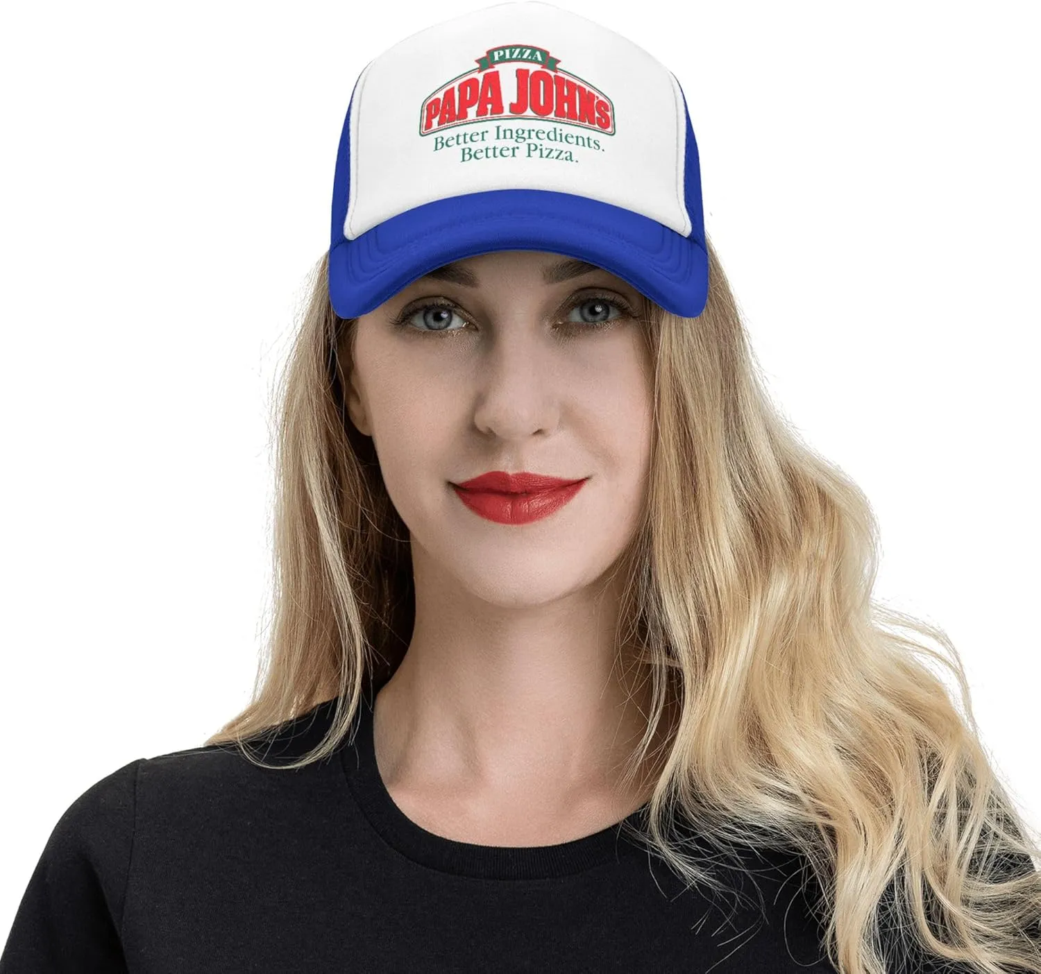 Men's Women's Logo Graphic Mesh Baseball Caps Adjustable Trucker Dad Caps Work Hat for Adult Unisex Women Men