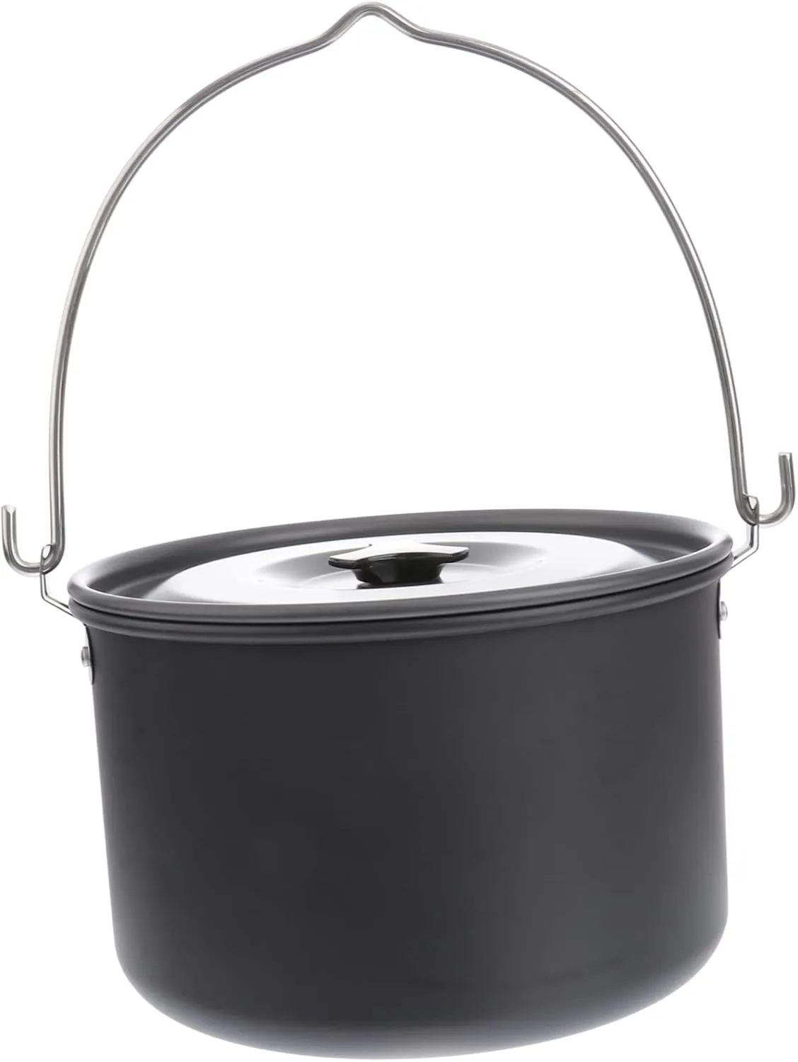 Mikikit Backpacking Cookware 4l Aluminum Pot Set Lightweight for Camping Hiking and Outdoor Cooking