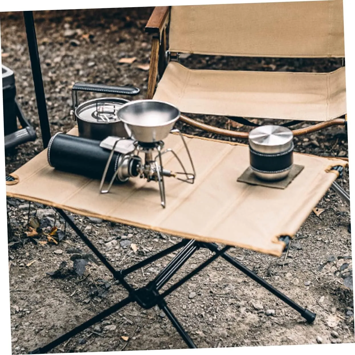 Mikikit Stainless Steel Salad Bowl Foldable Cups Portable Water Camping Mug Camping Accessories Wine Cup