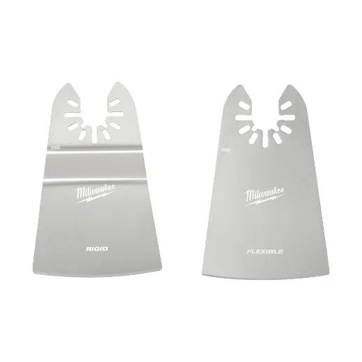 Milwaukee® Open-Lok™ 2" Rigid & 2" Flexible Scraper Variety Pack 2pc