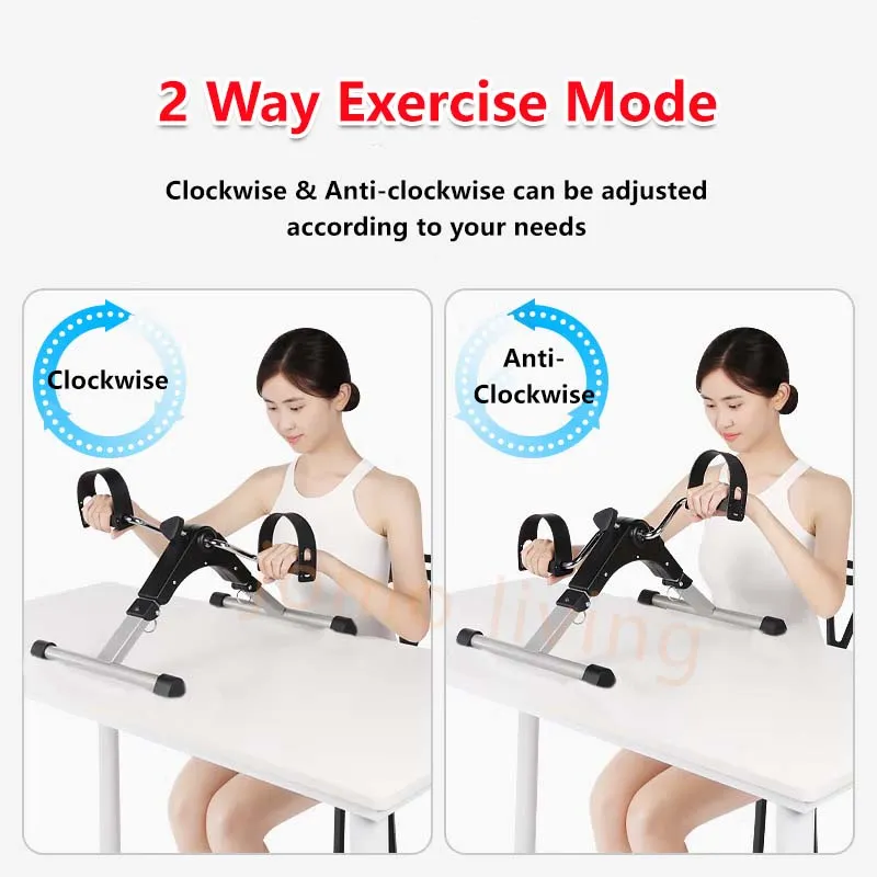 Mini Foldable Cycle Cardio Fitness Rehabilitation Mobility Trainer Physiotherapy