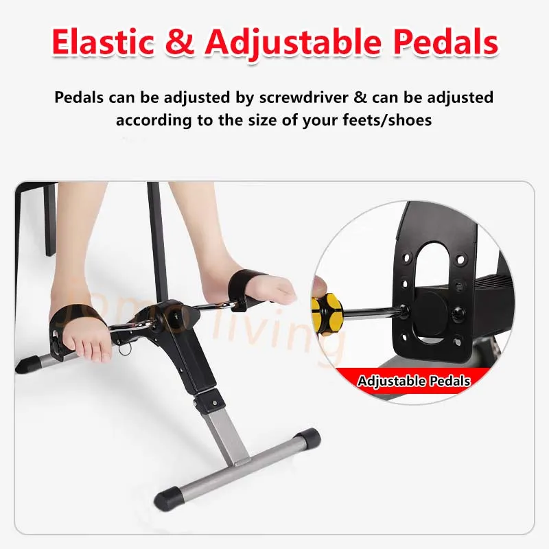 Mini Foldable Cycle Cardio Fitness Rehabilitation Mobility Trainer Physiotherapy