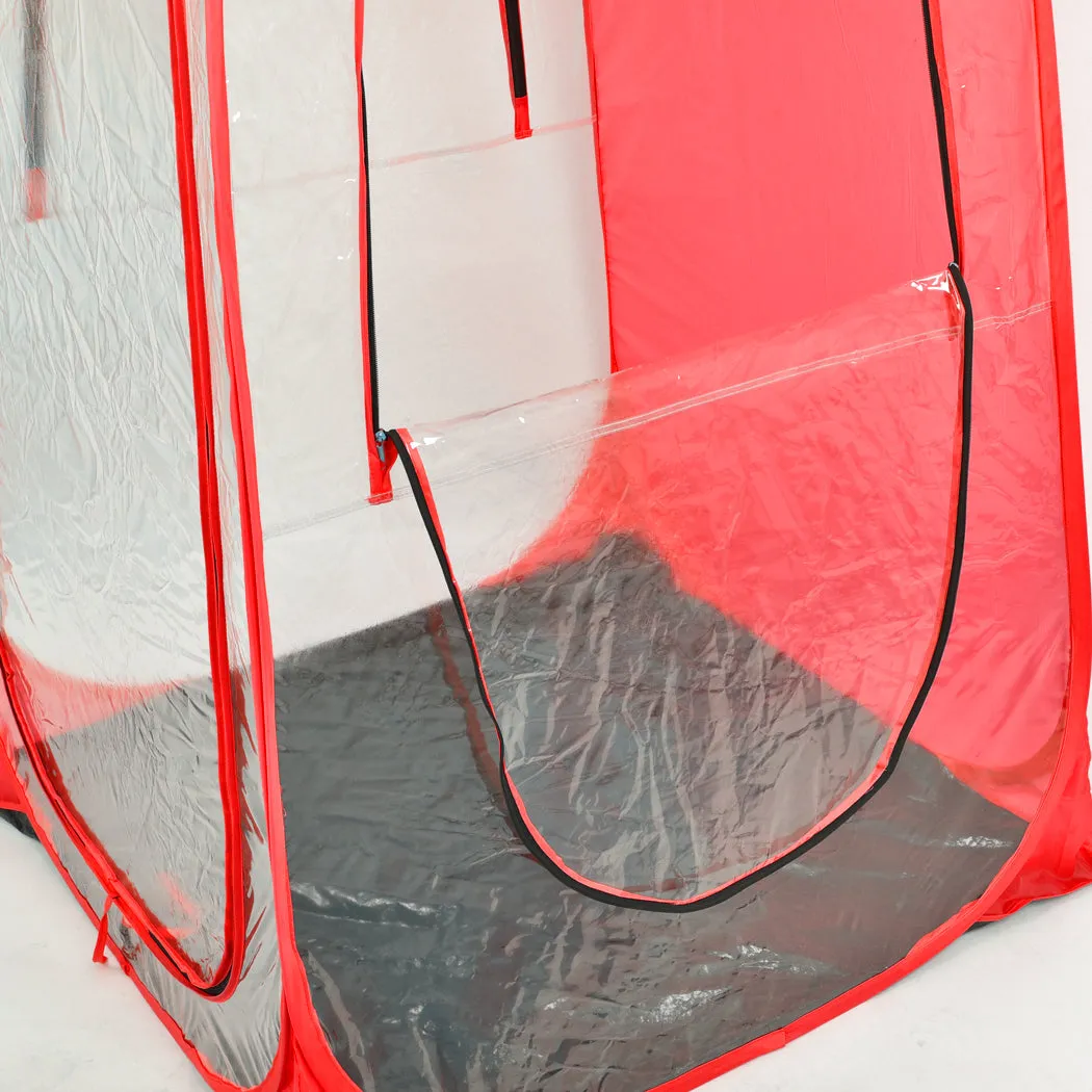 Mountview Pop Up Tent Camping Weather Red