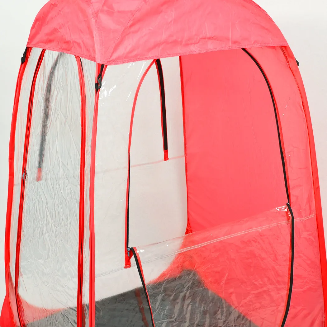 Mountview Pop Up Tent Camping Weather Red