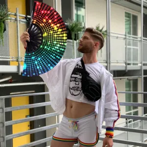 Multi-colour Fan