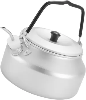 Multi-function Portable Camping Kettle 0.9l Stovetop Outdoor Tea Pot Handle Easy to Clean