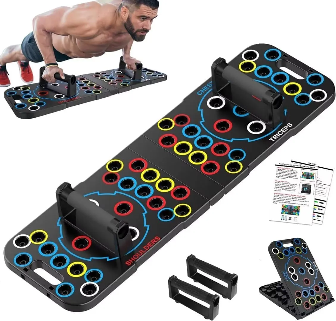 Multifunctional foldable push-up plate home convenient fitness exercise abs push-up stand