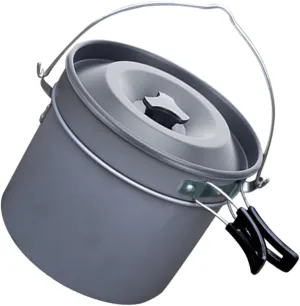 Multifunctional Portable Camping Pot Non-Stick Cooking Pot Set for Camping and Picnic