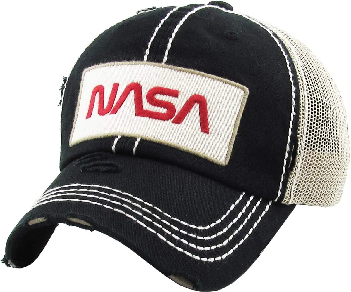NASA Spaceship Alien Vintage Dad Hat Baseball Cap Polo Style Adjustable Unisex
