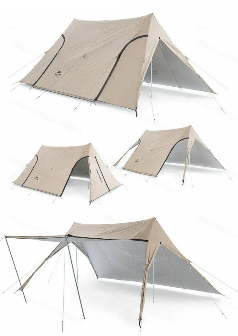 Naturehike Cloud Desk Twin Tower Shelter w/ 4 Poles & Projection Screen