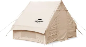 Naturehike Large Inflatable Camping Tent Camping Tent with Pump Easy Setup Waterproof Windproof Mesh Windows and Door Glamping Tent 6.3/12/13.2/17.2㎡