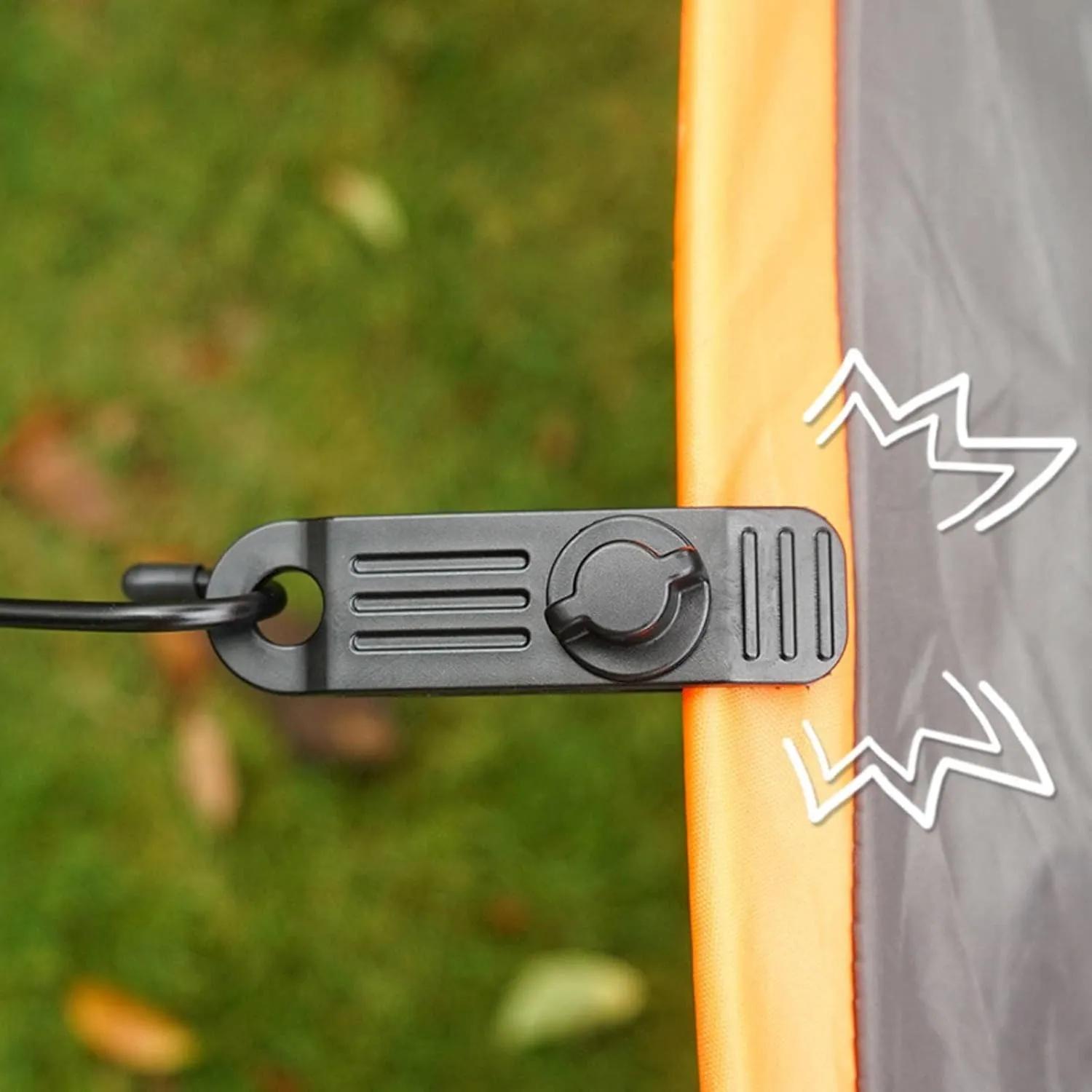 Newly Upgraded Outdoor Tent clamp Canopy Tent Sunshade Windproof Fixing Buckle Plastic Clipped Button Wind Rope Buckle Shark Clip