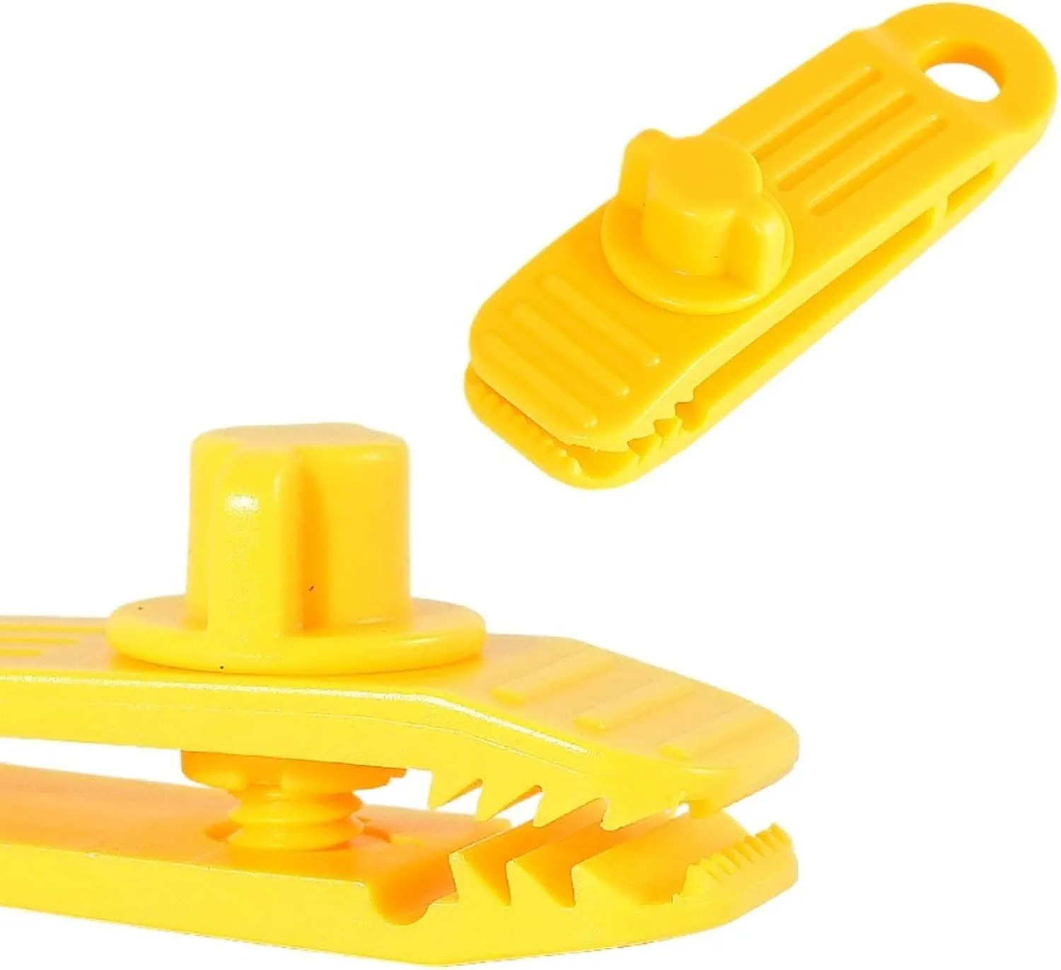 Newly Upgraded Outdoor Tent clamp Canopy Tent Sunshade Windproof Fixing Buckle Plastic Clipped Button Wind Rope Buckle Shark Clip