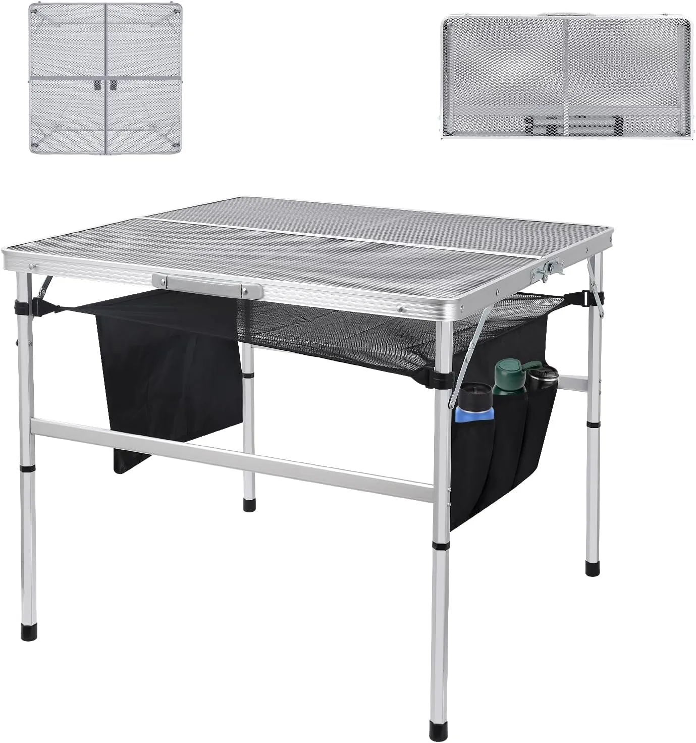 Nice C Camping Kitchen Station   Square Grill Table Aluminum