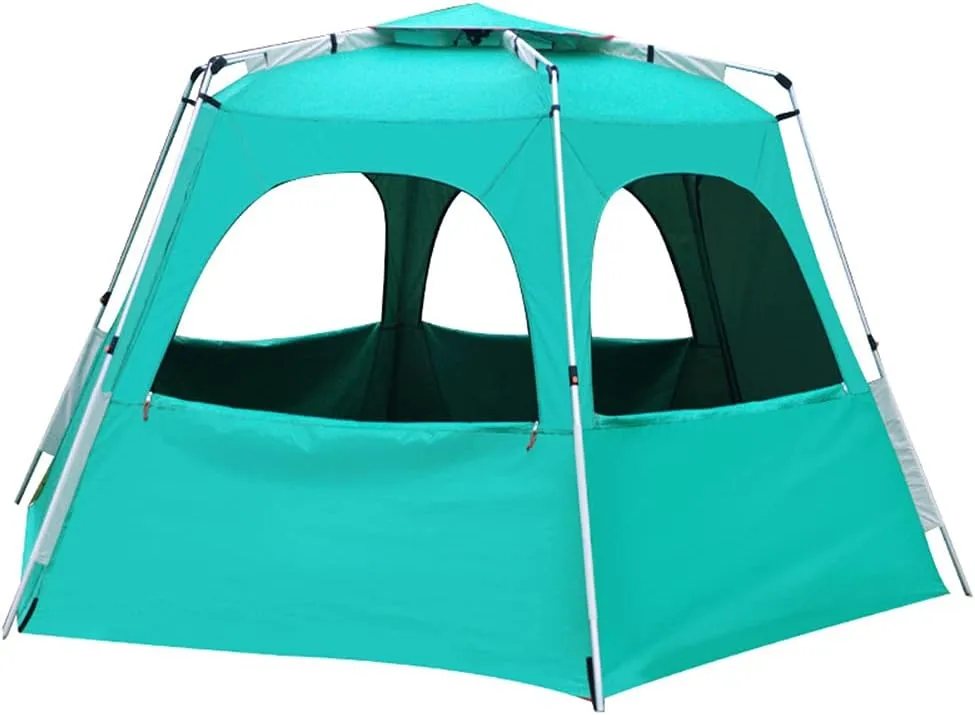 NIEH Camping Tent for 5-8 Person Waterproof Automatic Pop Up Tent with Double Door Portable Instant Tent Sun Shelter for Outdoor Camping Hiking Fishing